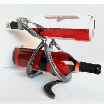 Single Or Double Horse Shoe Wine Holders